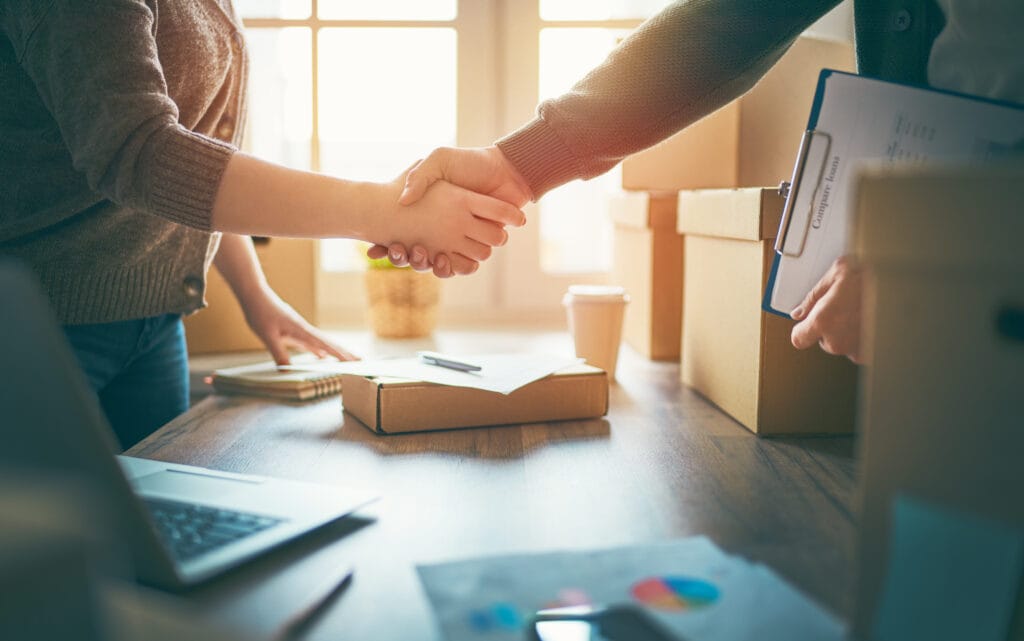 people are working at warehouse